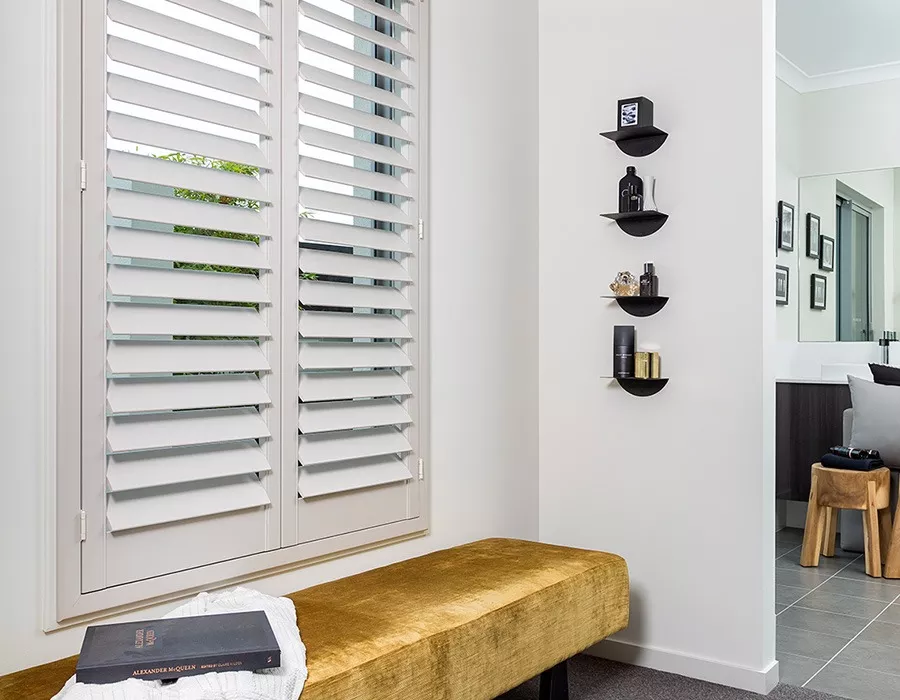 Plantation shutters installation
