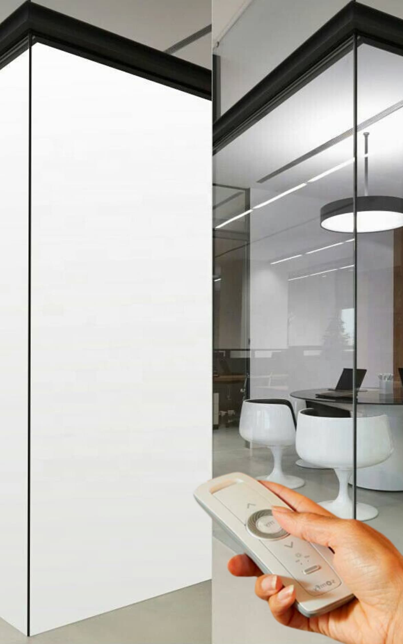 Smart glass film installation